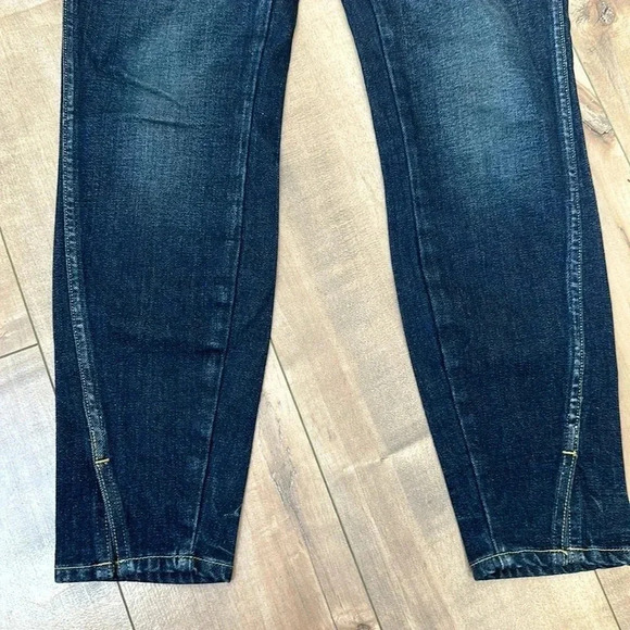 AMO Jeans Twist Cropped Jeans in True Blue Sz 27 - Picture 6 of 10